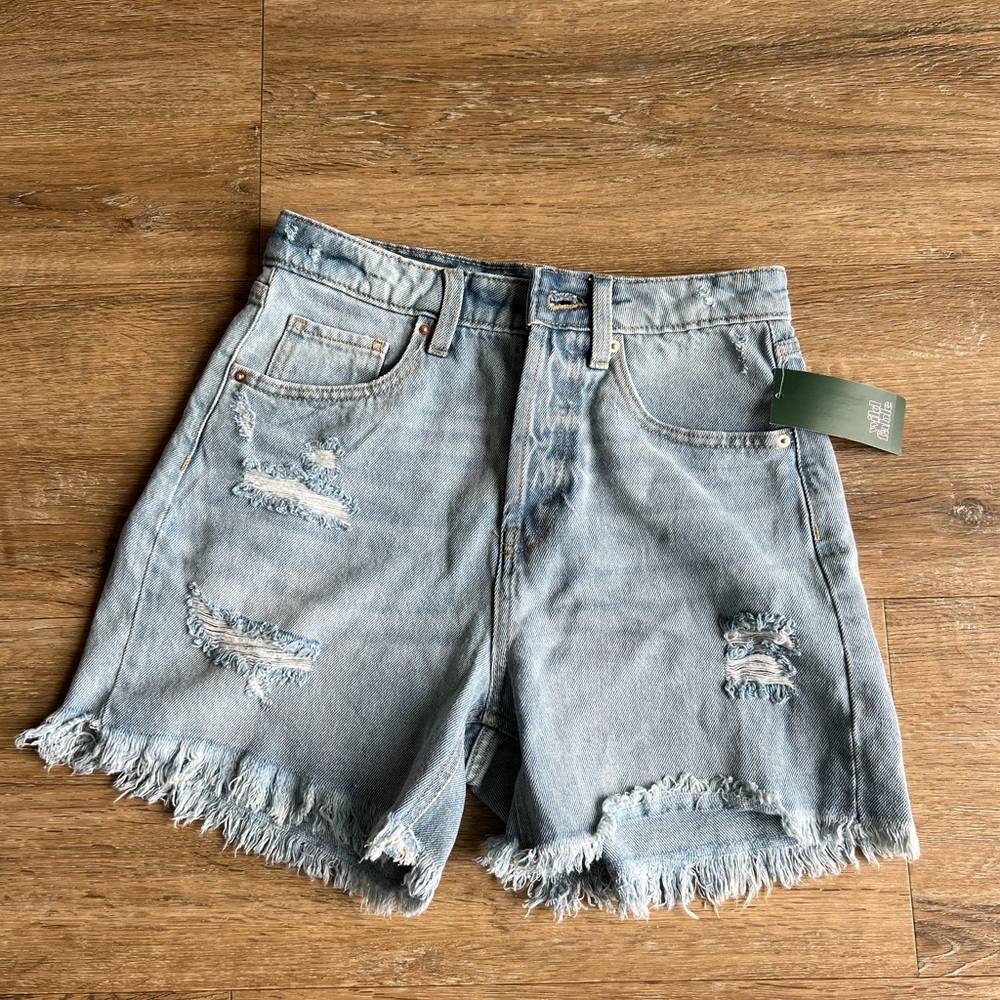 Wild Fable - super high rise cutoff shorts - size 2